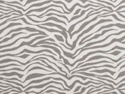 French Terry Sweat Zebramuster, taupe