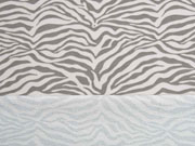 French Terry Sweat Zebramuster, taupe