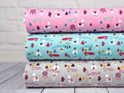 French Terry Sweat Lamas Kakteen Tipis, rosa