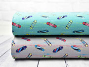 French Terry Sweat Skateboards, grau