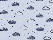 Jersey Wolken, hellblau