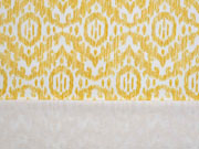 French Terry Sweat Boho Ornamente, ocker wei�