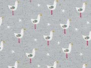 Jersey M�wen Sealife, wei� hellgrau