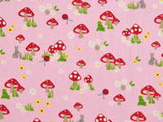 Baumwolle Pilze, rosa