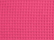 Waffelpiqu� Frottee, Himbeer Sorbet