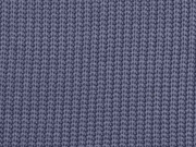 Strickstoff Baumwolle gerippt, jeansblau