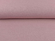 Strickstoff Baumwolle gerippt, altrosa