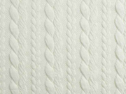 Jacquard Zopfmuster, cremewei�