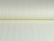 Jacquard Zopfmuster, cremewei�