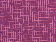 Sweatstoff French Terry Gitternetz, dunkles altrosa beere