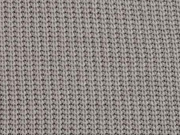 Strickstoff Baumwolle gerippt, taupe