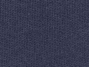 Strickstoff Baumwolle Meterware uni, dunkelblau