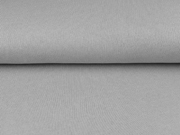 Strickstoff Baumwolle Meterware uni, hellgrau