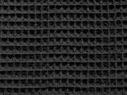 Waffelpiqu� Frottee, schwarz
