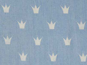 leichter Jeans wei�e Kronen, hellblau