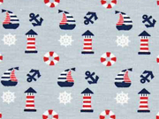 Jersey kleine Boote Leuchtt�rme, grau