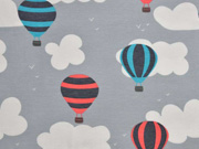 Jersey Wolken Hei�luftballons, grau