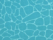 Baumwolle grafisches Muster Steine, petrol