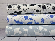 Jersey Farbkleckse, grau wei�