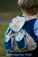 Feincord Button Tiere, beige