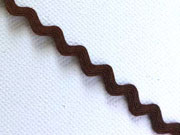 Zackenlitze Cotton 10mm, braun