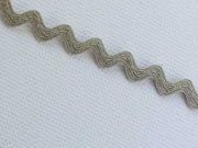 Zackenlitze Cotton 10mm, taupe