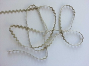 Zackenlitze Cotton 10mm, taupe