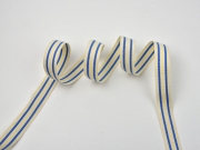 K�perband Nahtband gestreift, himmelblau