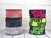 Gummiband Sport 32 mm breit, wei� grau