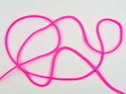 Kordelband 5 mm, neonpink