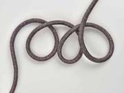 Kordel metallisch rund 8 mm, taupe metallic