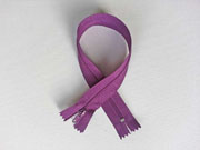 Rei�verschluss 30 cm nicht teilbar, dunkelpflaume