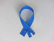 Rei�verschluss 25 cm nicht teilbar, royalblau