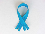 Rei�verschluss 35 cm teilbar, dunkelt�rkis