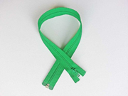 Rei�verschluss 50 cm teilbar, leuchtend gr�n