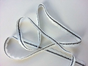 H�kelspitze-Borte 1,7 cm, weiss-dunkelblau