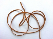 Lederimitatband /Schn�rsenkel, rostbraun