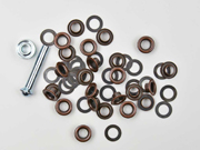 24 �sen altkupfer, 8 mm, mit Werkzeug