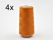 4x 2743 m Overlock-Garn kupfer #641