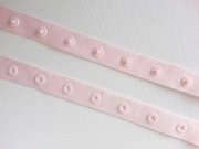 Druckerband Knopfabstand 2.5 cm, rosa
