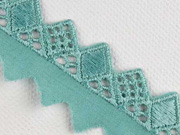 Spitzenborte 2.5 cm, mint