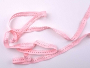 elastisches Band mit R�schenrand 1.5 cm, rosa