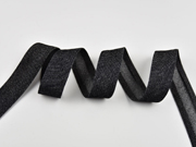 Schr�gband Jeans, schwarz