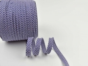 Paspelband Vichy Karo, dunkelblau