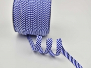 Paspelband Streifen, dunkelblau