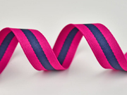 Gurtband Streifen 3 cm, pink dunkelblau pink