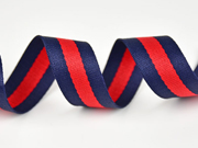 Gurtband Streifen 3 cm,navy rot navy