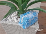 Robert Kaufman Mystic Canvas, Azure himmelblau