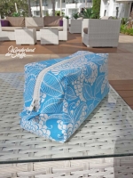 Robert Kaufman Mystic Canvas, Azure himmelblau