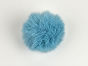 Kunstfellbommel Taschenanh�nger 6 cm, rauchblau